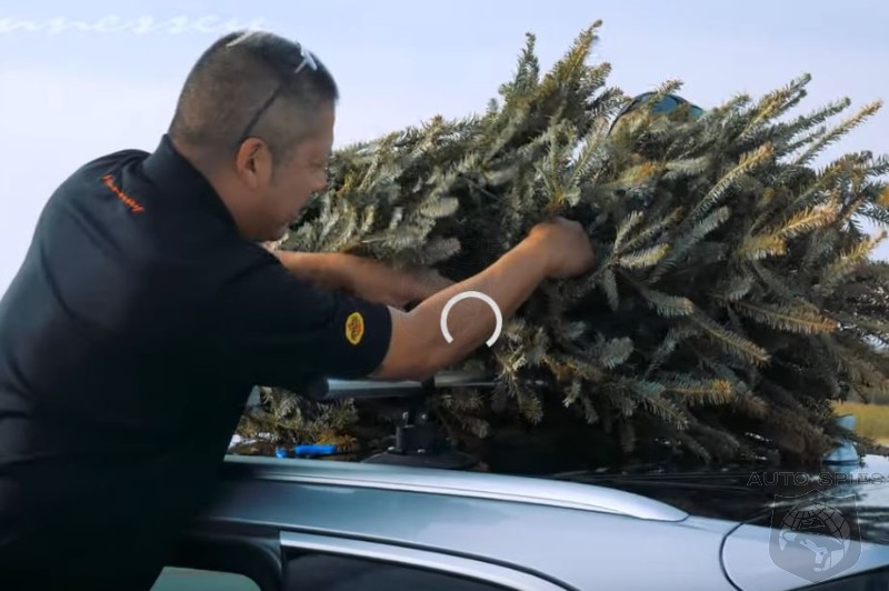 WATCH: In A Hurry? Hennessey Straps A Christmas Tree On A Tuned Audi RS6 To See How Fast It Will Go